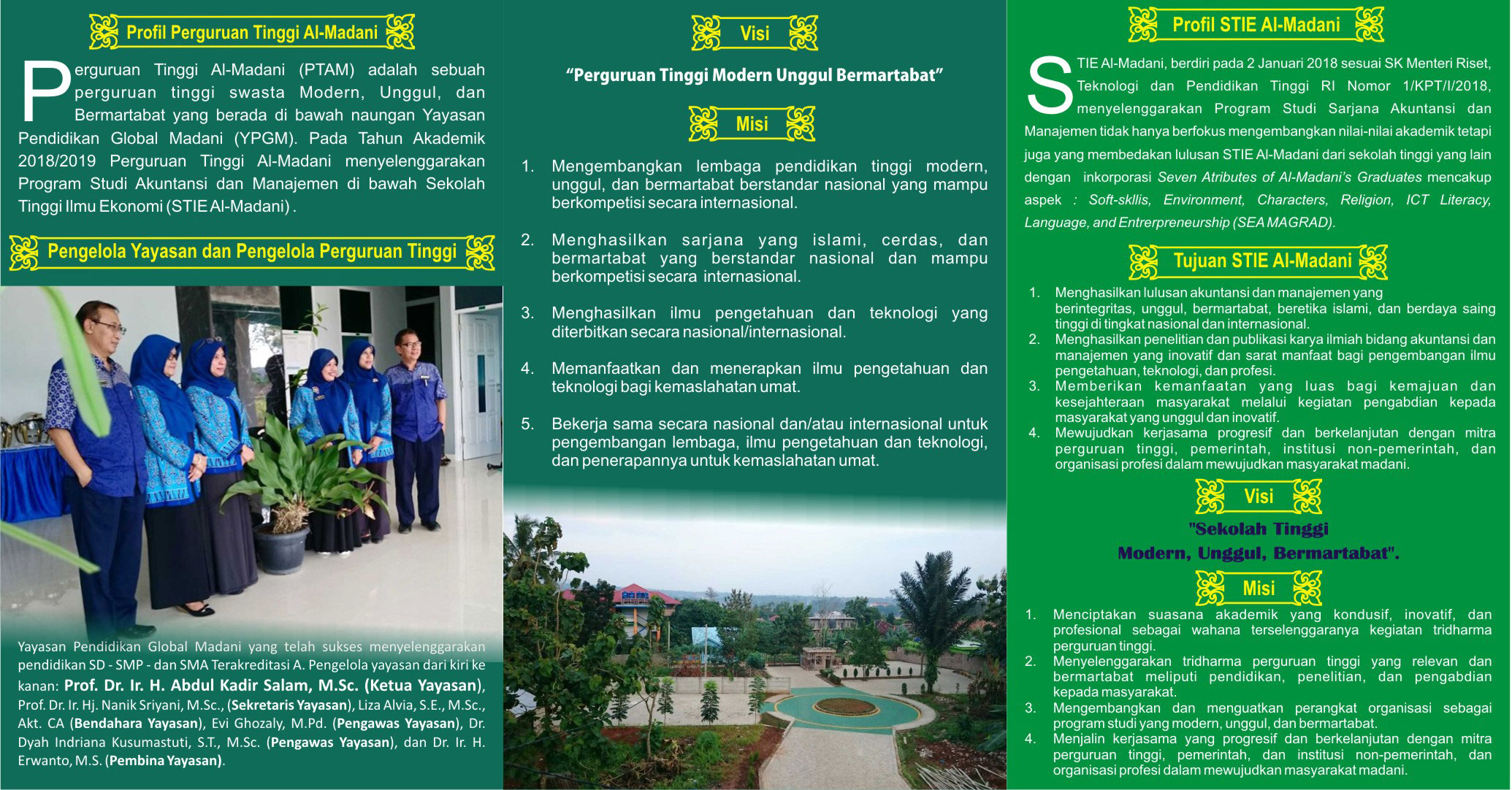 Penerimaan mahasiswa baru stie al-madani lampung